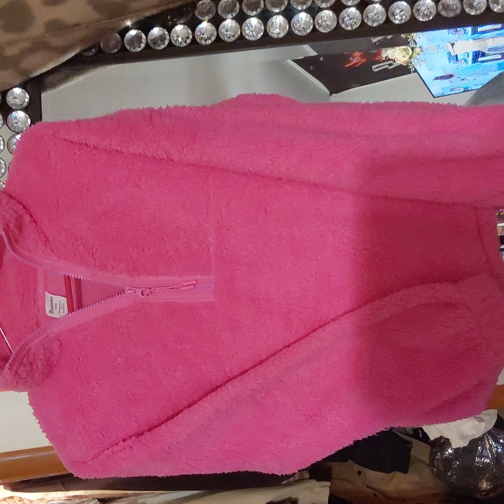 Cozy Pink Fleece Pullover